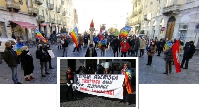 Domani a Ivrea presidio contro le armi nucleari, in ricordo della tragedia di Hiroshima e Nagasaki