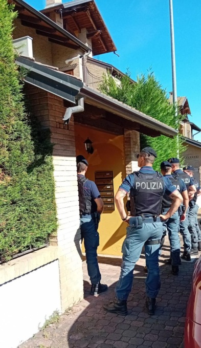 Sgomberata una villa sequestrata alla criminalità organizzata a Volpiano