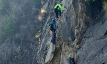 Salvato dal Soccorso Alpino sulla via ferrata