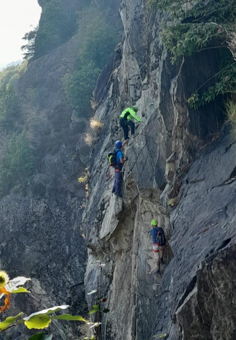 Salvato dal Soccorso Alpino sulla via ferrata