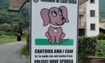 Spuntano cartelli per sensibilizzare i cittadini a pulire gli escrementi dei cani