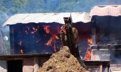 Incendio alla cascina di Valchiusa, avviata una raccolta fondi
