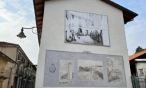 Bollengo si fa bella con un murales che ritrae tre simboli del paese