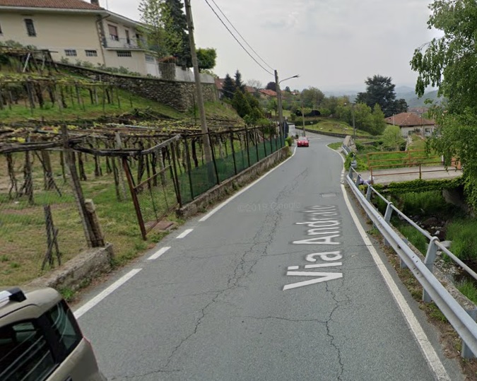 Via Andrate chiusa per lavori da lunedì