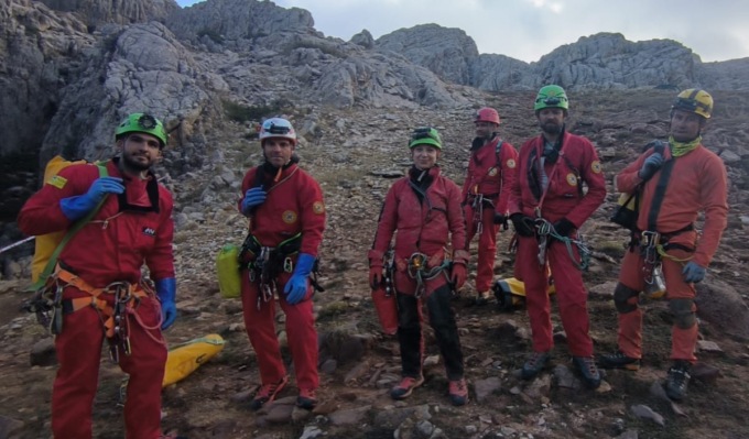 Soccorso Alpino e Speleologico piemontese in Turchia per salvare lo speleologo americano bloccato in grotta