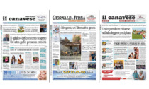 Il Canavese e Il Giornale di Ivrea (del 27 settembre) in edicola. Ecco le prime pagine
