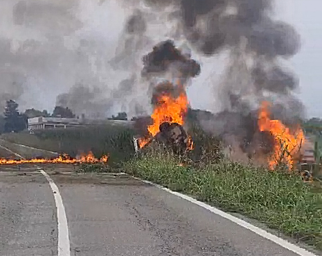 Incidente Frecce Tricolori, il video dei momenti dello schianto