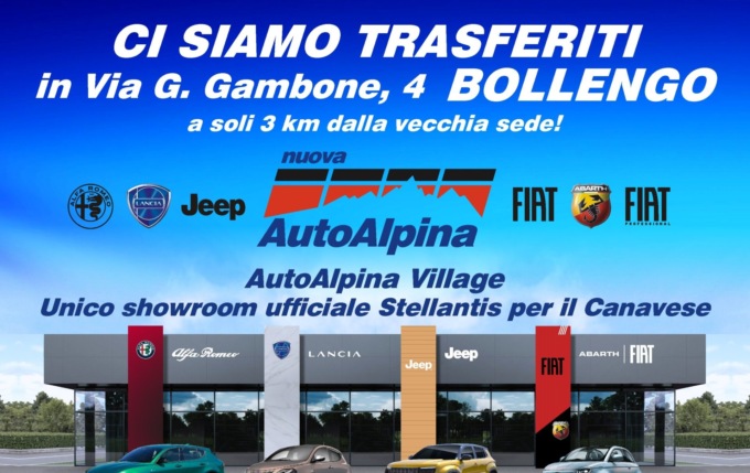 Il Futuro di Nuova Auto Alpina con Stellantis inizia con la nuova sede di Bollengo