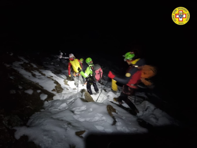 Salvati dal Soccorso Alpino gli escursionisti bloccati in alta quota