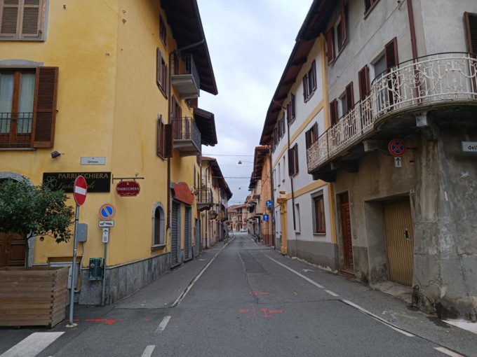 Il restyling di via Roma nei primi mesi del 2024