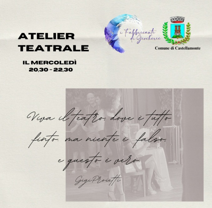 Alla biblioteca Trabucco un atelier teatrale