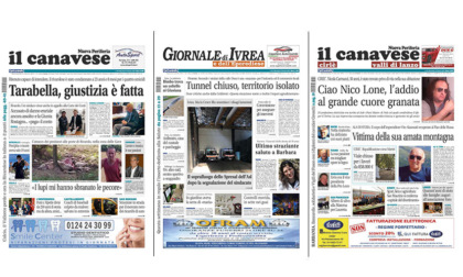 Il Canavese e Il Giornale di Ivrea (del 18 ottobre) in edicola. Ecco le prime pagine