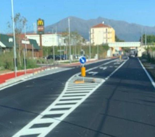Rifatta la viabilità per l’ingresso al «Mcdonald’s»