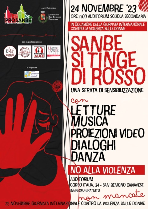 San Benigno si «tinge» di rosso