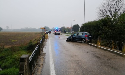 Scontro sulla provinciale fra Agliè e Feletto, tre auto coinvolte