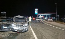 Maxi-incidente tra Ozegna e Castellamonte, 6 auto coinvolte