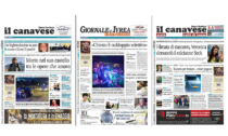 Il Canavese e Il Giornale di Ivrea (del 15 novembre) in edicola. Ecco le prime pagine