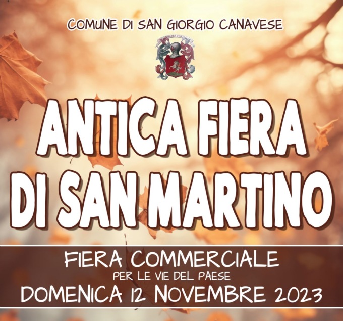 La Fiera di San Martino torna a San Giorgio
