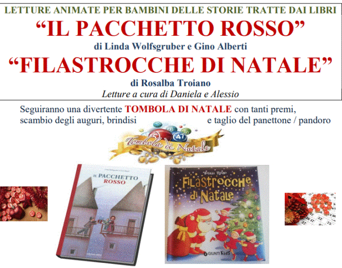 Alla biblioteca di Castellamonte tombola e letture natalizie