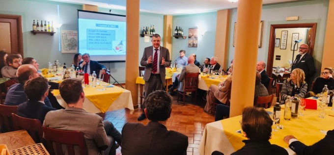 Cena Rotary annaffiata con acqua della Smat