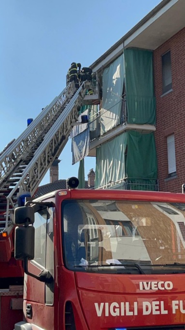 Leini: Vigili del Fuoco soccorrono anziana caduta in casa