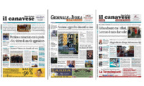 Il Canavese e Il Giornale di Ivrea (del 17 gennaio) in edicola. Ecco le prime pagine