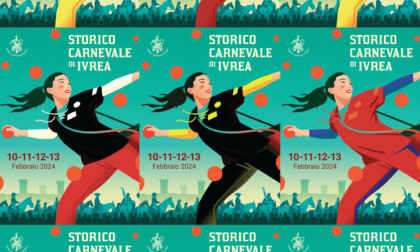 Storico Carnevale di Ivrea 2024, per la prima volta il manifesto declinato in 9 versioni