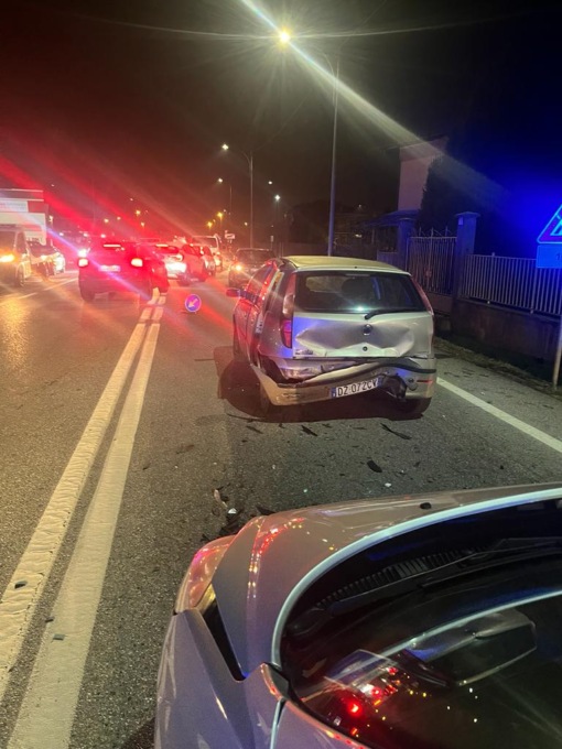 Tamponamento multiplo: denunciato un 65enne ubriaco