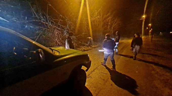 Frana a Borgofranco, attimi di paura a Bajo Dora