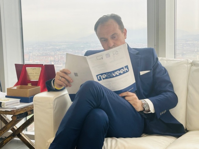 Il Gruppo Netweek incontra Alberto Cirio