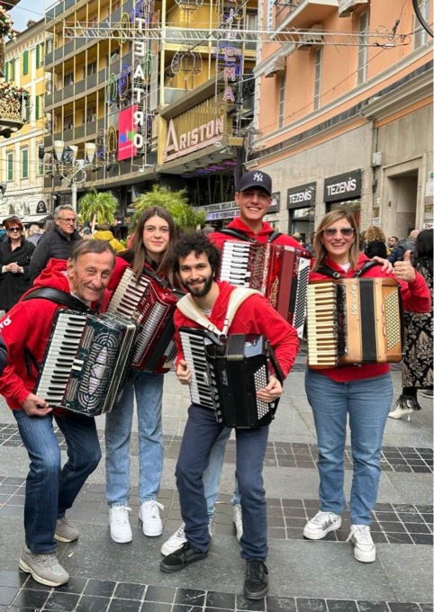Fisarmoniche canavesane a Sanremo