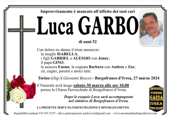 Malore improvviso, muore a 52 anni padre di due figli