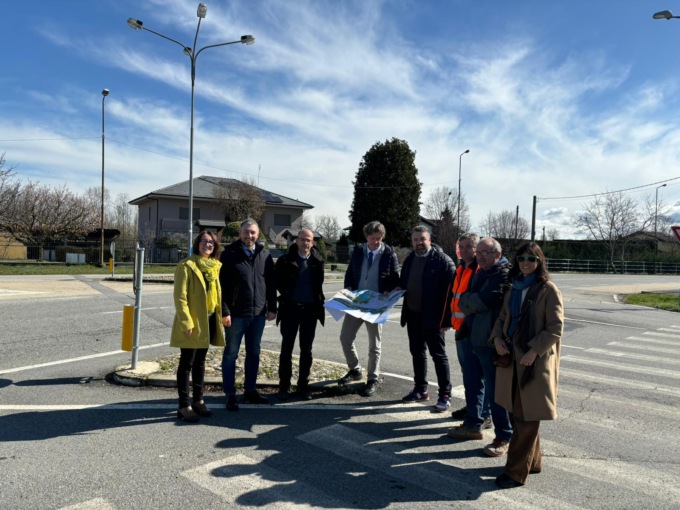 Una rotatoria per mettere in sicurezza la provinciale 87 a Bosconero