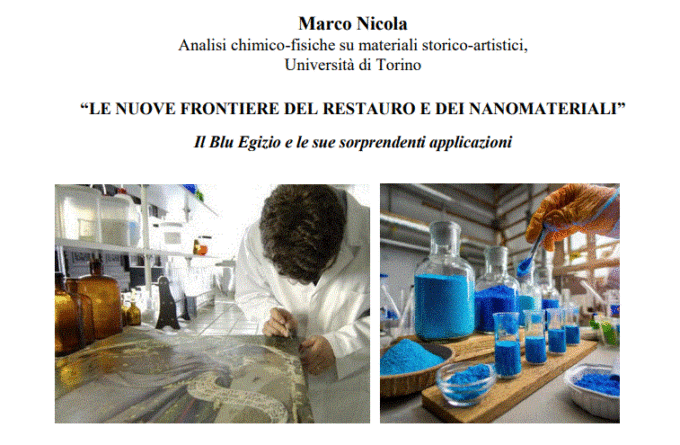 Una conferenza sul Blu Egizio a San Giusto