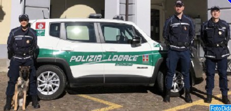 Unità cinofila al neo comando di Polizia locale