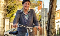 Valeria Castellar si  candida  a sindaco di Nole... salendo in bicicletta