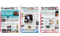 Il Canavese e Il Giornale di Ivrea (del 10 aprile) in edicola. Ecco le prime pagine