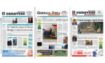 Il Canavese e Il Giornale di Ivrea (del 3 aprile) in edicola. Ecco le prime pagine