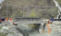 Lavori per la ricostruzione del ponte sul rio Venaus, si entra nella fase più importante