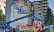 Inaugurato il murale dell'artista internazionale Vesod a Lanzo