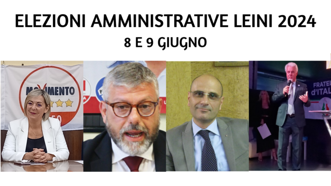 Elezioni amministrative Leini 2024, faccia a faccia fra i 4 candidati con Il Canavese