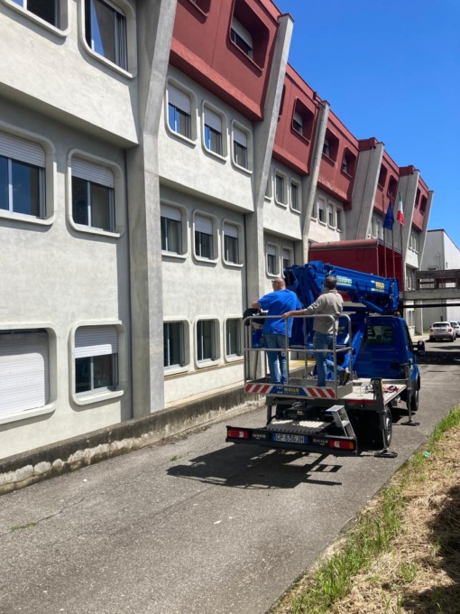 Infiltrazioni all’Istituto Cena di Ivrea per le forti piogge