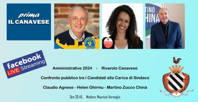 Amministrative Rivarolo, rivedi la diretta del confronto fra i candidati