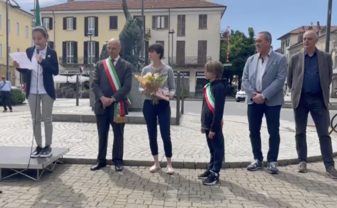 Festa della Repubblica, Rivarolo ha celebrato anche Marta Camerlo, Alfiere della Repubblica