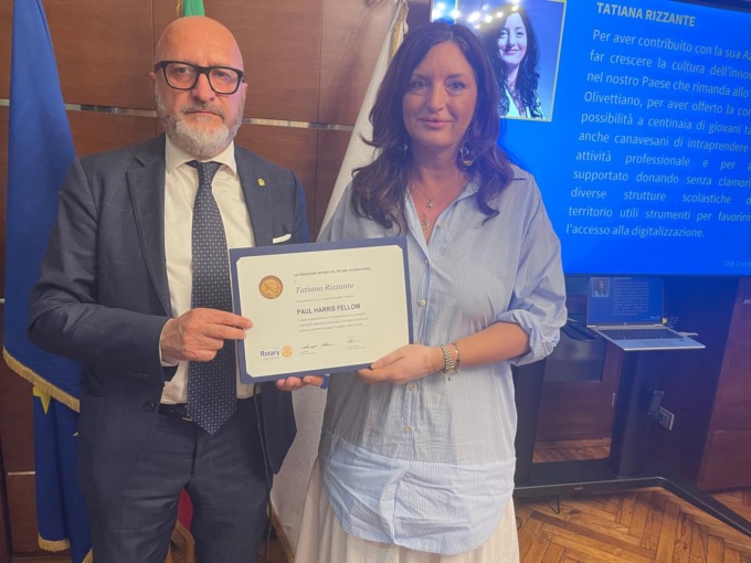 Attribuita la massima onorificenza del Rotary a tre Canavesani