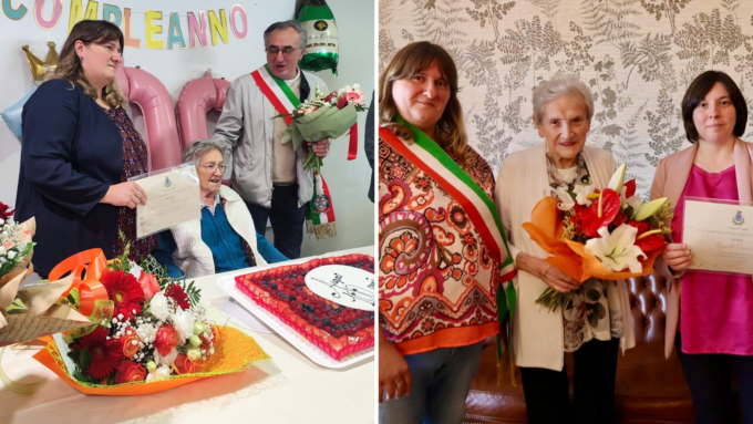 Locana ha festeggiato le sue due nuove centenarie