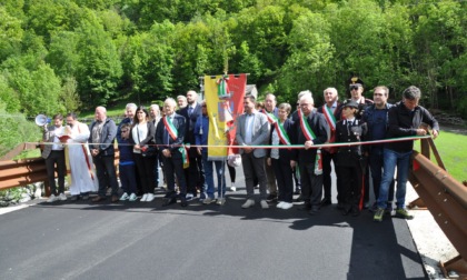 Inaugurato il nuovo ponte di Villa di Lemie