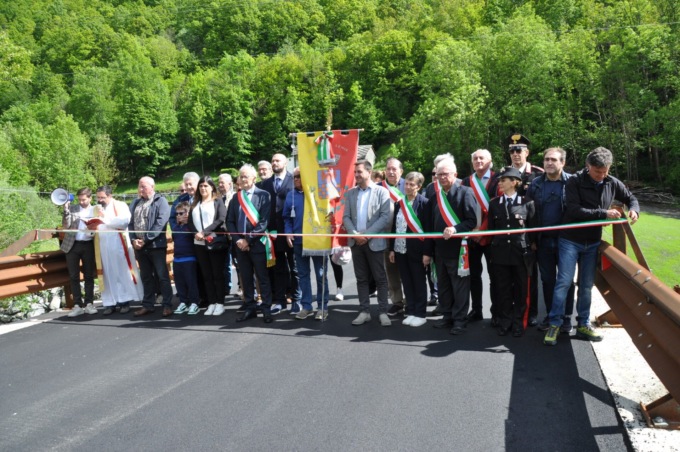 Inaugurato il nuovo ponte di Villa di Lemie