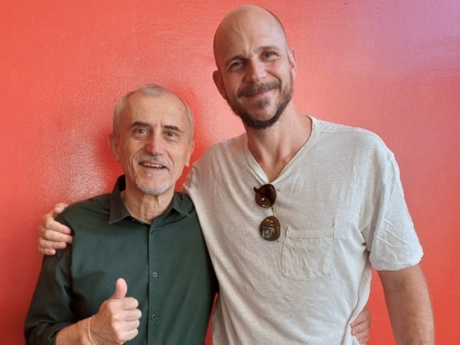 Gustaf Skarsgård di “Vikings” in visita a Vidracco