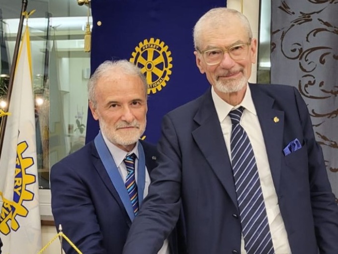 Passaggio di consegne al Rotary Club di Ivrea, Roberto Zanuttini è il nuovo presidente